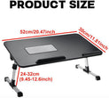 Portable Folding Laptop Table Stands with fan