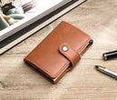 Elegant quality leather Credit Card Wallet, holds 8 cards