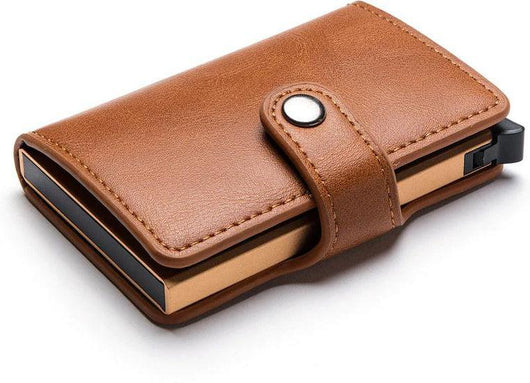 Elegant quality leather Credit Card Wallet, holds 8 cards