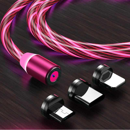 3 in 1 Luminous Magnetic Charging Cables