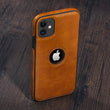 Classic Solid Color Leather Case For iPhone 14 - iPhone X