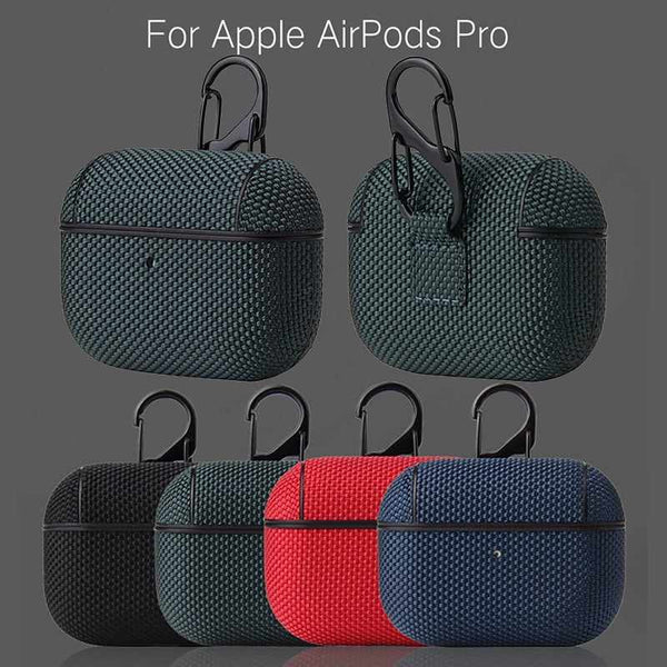 Woven Textile Wireless Earphone Case for Apple Airpods Pro 2 3