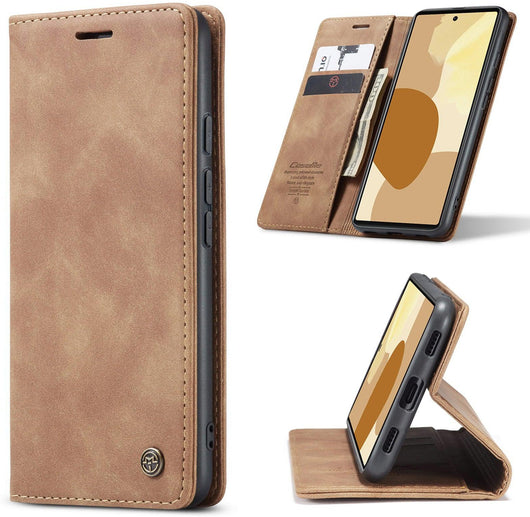 Luxury leather flip wallet case for Google Pixel 6 6 Pro