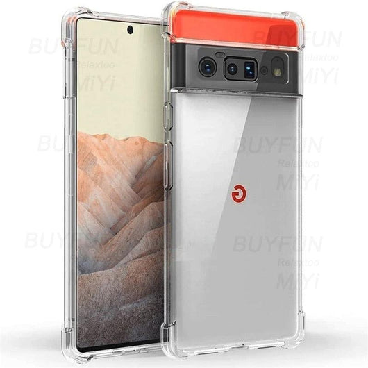 Clear transparent shockproof case for google pixel 6 pro 6a