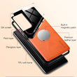 Leather Magsafe cover for Samsung galaxy s21 s22 ultra plus s20 fe