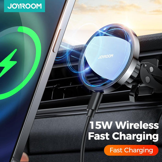 Magnetic Wireless 15W Qi Fast Charging Car Mount