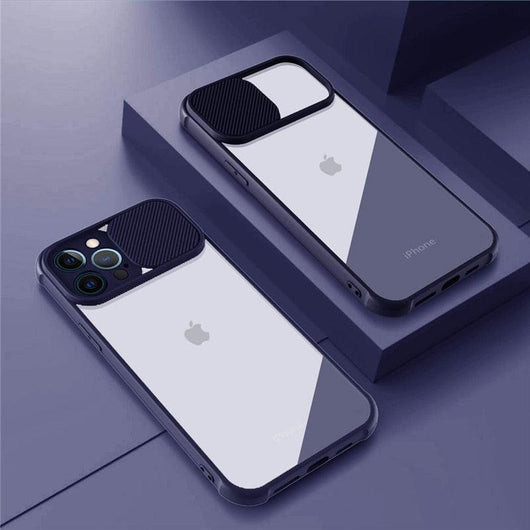 Slide Camera Lens Protection Case for iPhone