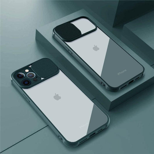 Slide Camera Lens Protection Case for iPhone