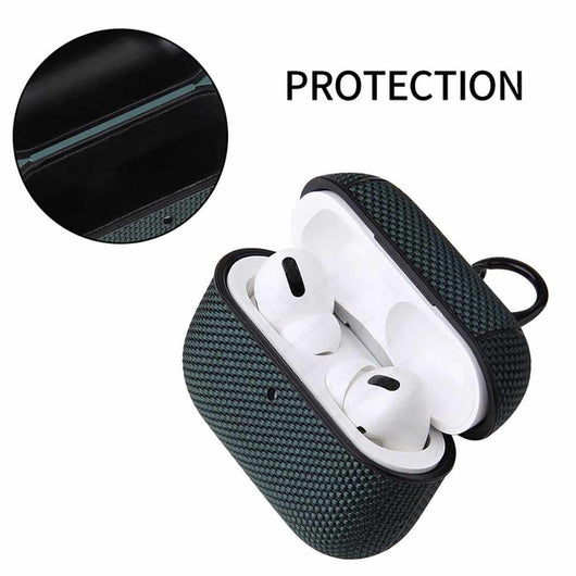 Woven Textile Wireless Earphone Case for Apple Airpods Pro 2 3