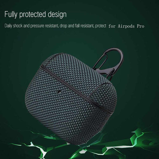 Woven Textile Wireless Earphone Case for Apple Airpods Pro 2 3