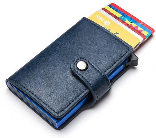 Elegant quality leather Credit Card Wallet, holds 8 cards