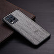 Leather wood pattern design case for Oppo Realme series