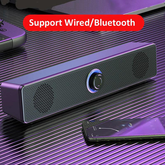 3D Surround Soundbar Bluetooth 5.0 speaker for TV, Computer, Gaming, Laptop