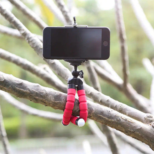 Flexible Octopus Mini Tripod for smartphones, GoPro, DSLR cameras etc, outdoor and indoor use