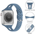 Slim sport strap for Apple Watch band 40mm 44mm 38mm 42mm