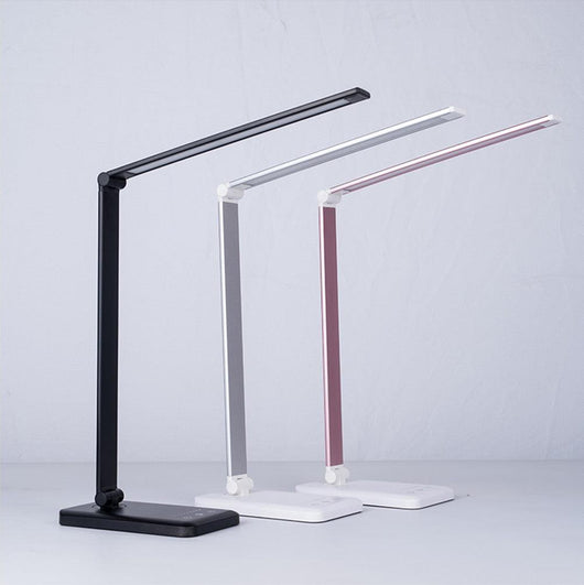 LED Desk Lamp Dimmable Touch USB Charging hub