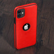 Classic Solid Color Leather Case For iPhone 14 - iPhone X