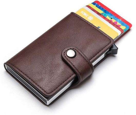 Elegant quality leather Credit Card Wallet, holds 8 cards