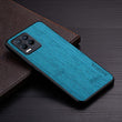 Leather wood pattern design case for Oppo Realme series