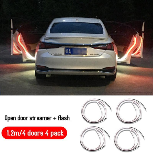 Car Interior Door Welcome Light LED Lamp Strip 120cm Waterproof