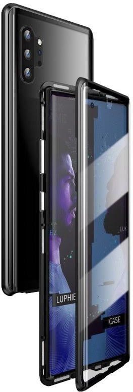 Magnetic Tempered Glass case for Samsung Galaxy S10 S21 Note 20 S22 Ultra Plus