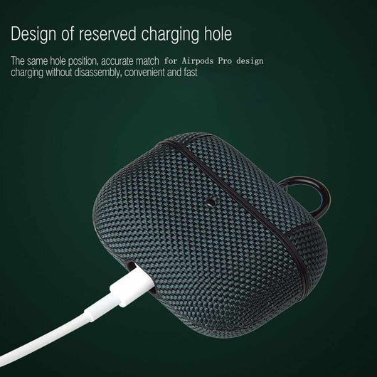 Woven Textile Wireless Earphone Case for Apple Airpods Pro 2 3