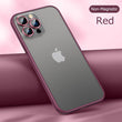 Glass lens protection matte Magsafe iPhone Case