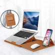 Leather Sleeve Bag and desktop stand for Macbook Air Pro multifunction