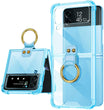 Clear plated case for Samsung Galaxy Z Flip 3 FLIP 4