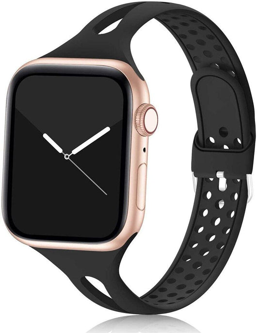 Slim sport strap for Apple Watch band 40mm 44mm 38mm 42mm