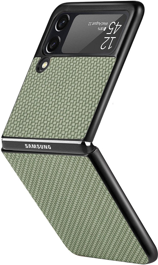 Luxury Carbon Fibre case for Samsung Galaxy Z Flip 3 4