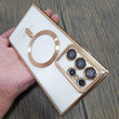 Luxury Plated Magsafe Case For Samsung Galaxy S21 S22 S23 Ultra Plus