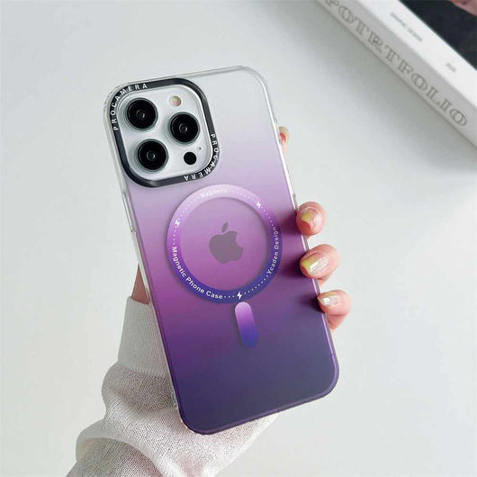 Luxury Magsafe Magnetic gradient colour case for iPhone 11 12 13 14 series