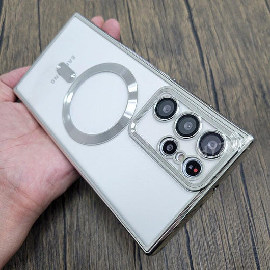 Luxury Plated Magsafe Case For Samsung Galaxy S21 S22 S23 Ultra Plus