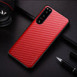 Carbon fibre optics case for Sony Xperia series