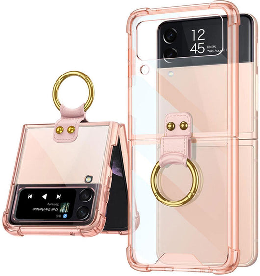 Clear plated case for Samsung Galaxy Z Flip 3 FLIP 4