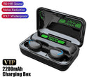 Waterproof IPX7 Bluetooth headphones earbuds for outdoors, sports, gaming with noise cancelling