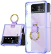 Clear plated case for Samsung Galaxy Z Flip 3 FLIP 4