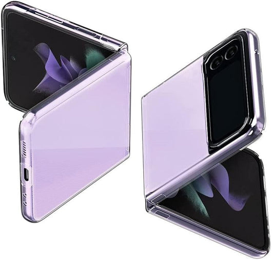 Clear or black protection case for Galaxy Z Flip 3 Flip 4