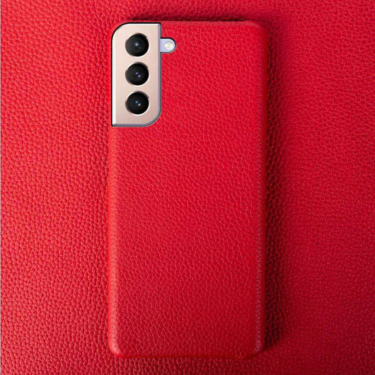 Genuine Leather Case for Samsung smartphones