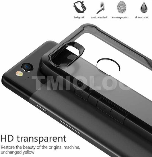 Shockproof clear / black Armor Case for Google Pixel 7 Pro 6A 5A 4A 3A XL 5XL 4XL 3XL 2XL