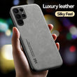 Magsafe Magnetic Luxury Sheepskin Leather Case For Samsung Galaxy