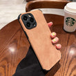 luxury suede smooth iPhone case shockproof stylish protection