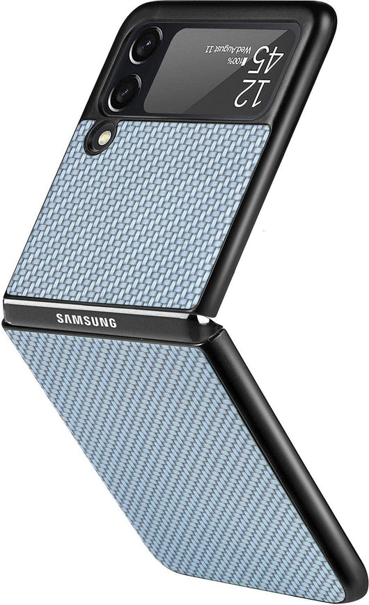 Luxury Carbon Fibre case for Samsung Galaxy Z Flip 3 4