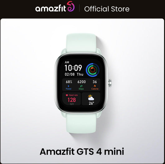 New Amazfit GTS 4 Mini Smartwatch With Alexa Built-in 24H Heart Rate 120 Sports Modes Smart Watch Zepp App