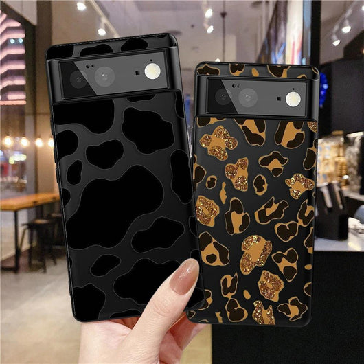 Leopard Print protection case for Google Pixel 7Pro 7 6a 6 6Pro 5 5a 5G