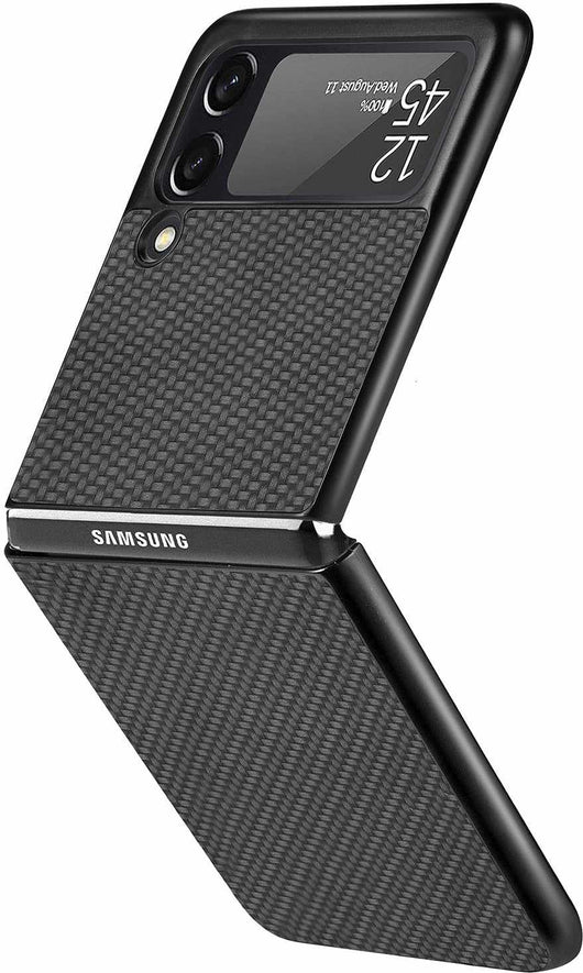 Luxury Carbon Fibre case for Samsung Galaxy Z Flip 3 4