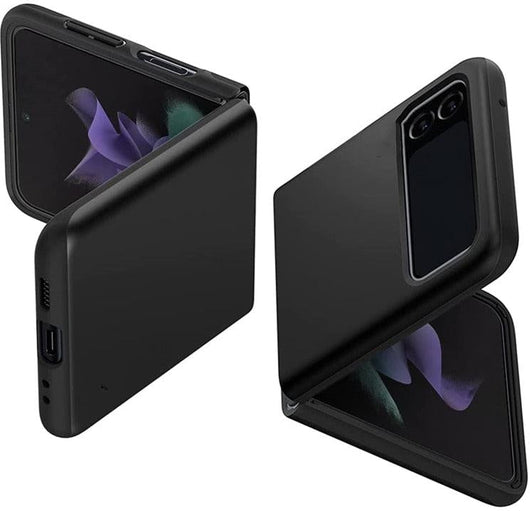 Clear or black protection case for Galaxy Z Flip 3 Flip 4