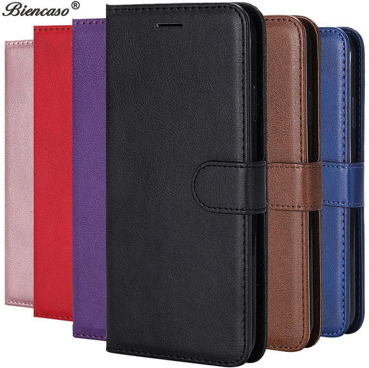 Leather Flip Wallet Case For Sony Xperia series