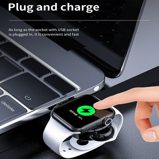 Mini Portable Magnetic Wireless Charger for Apple Watch USB